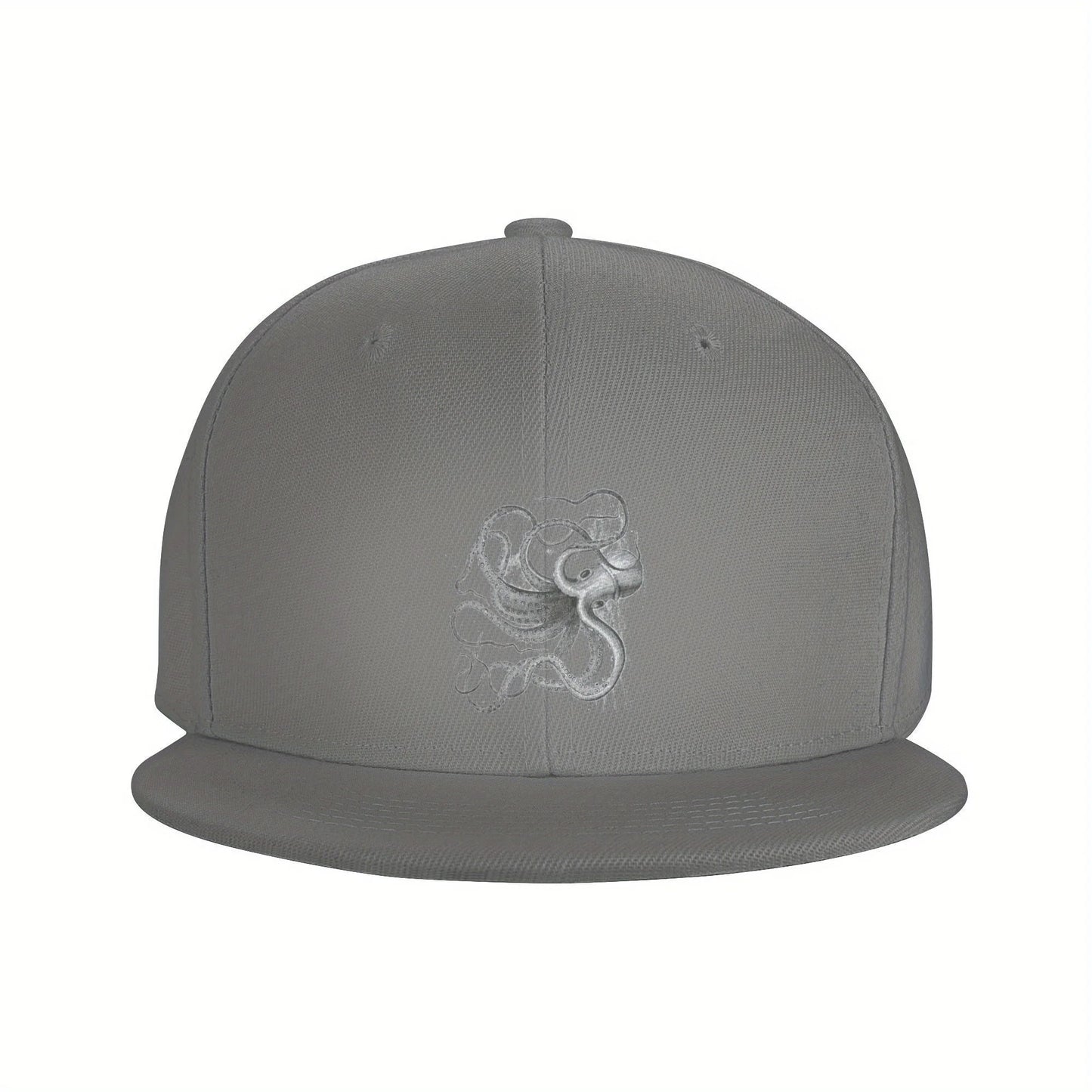 Vintage Nautical Octopus Art Outdoor Snapback Cap