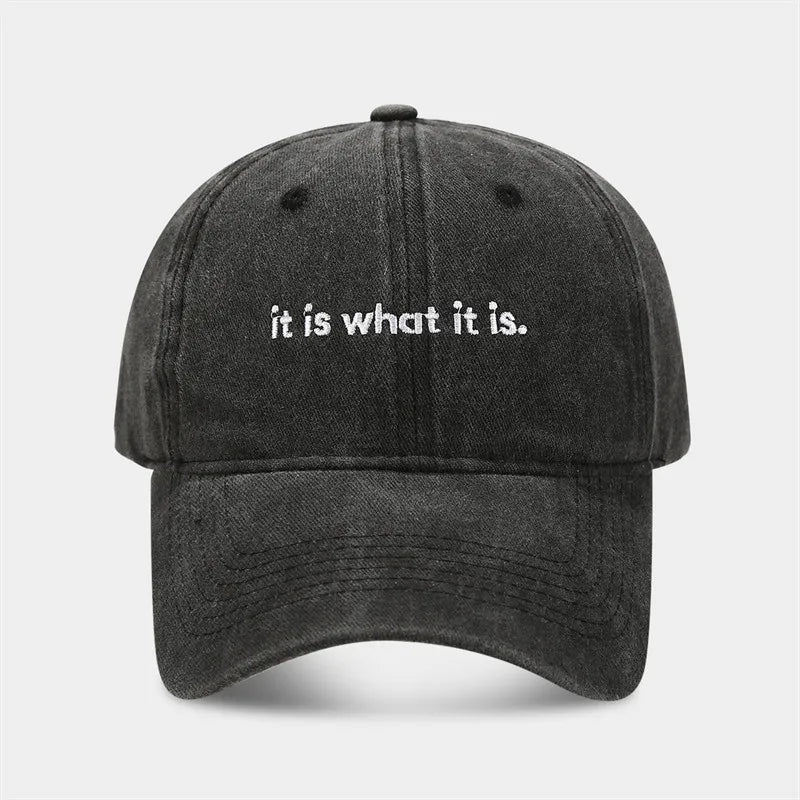 Four Seasons Cotton Letter Casquette Baseball Cap