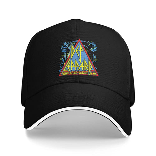 Def Leppard Sugar Logo Retro Trucker Baseball Cap