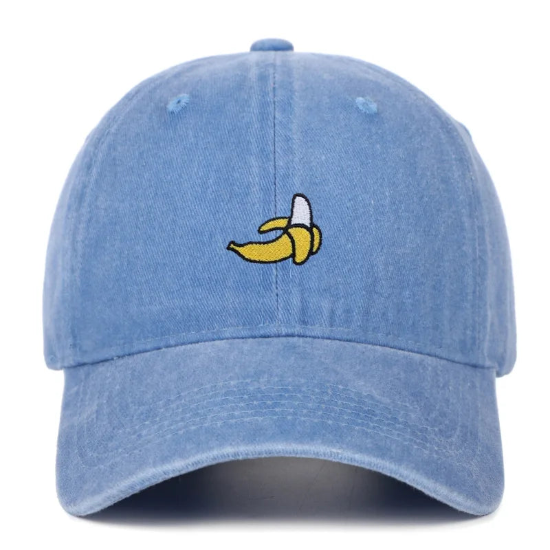 Banana Embroidered Outdoor Sunshade Baseball Cap