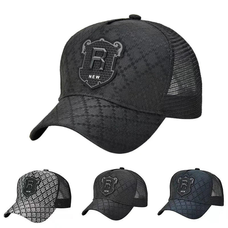 Unisex R Logo Camouflage Baseball Cap