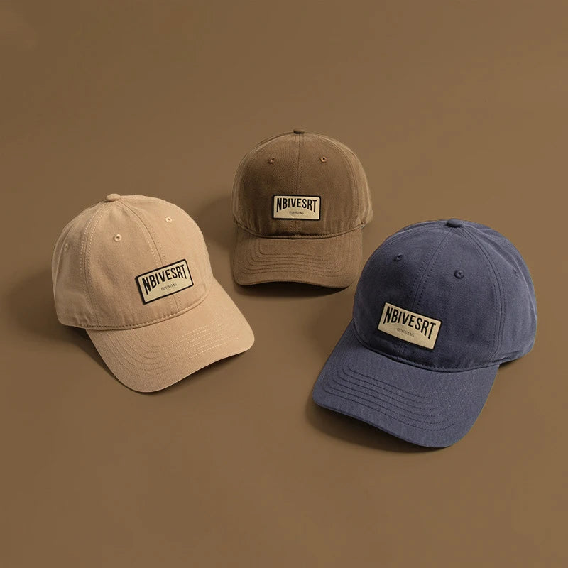 RICYGVM Solid Color Duck Tongue Baseball Cap