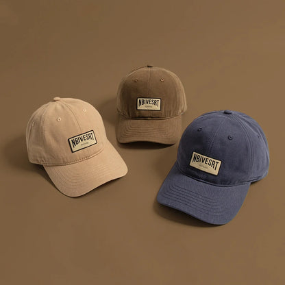 RICYGVM Solid Color Duck Tongue Baseball Cap