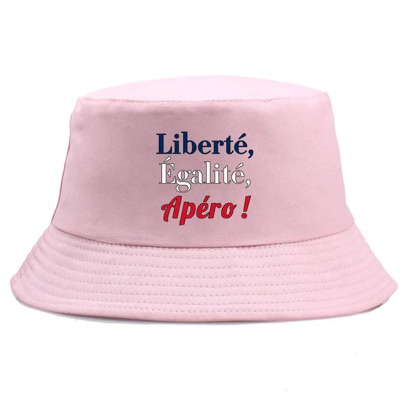 Liberté Égalité Apéro Reversible Bucket Hat
