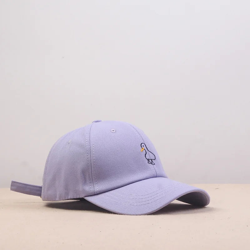 Duck Embroidered Casual Couple Baseball Cap