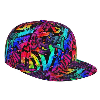 Colorful Graffiti Art Print Snapback Baseball Cap