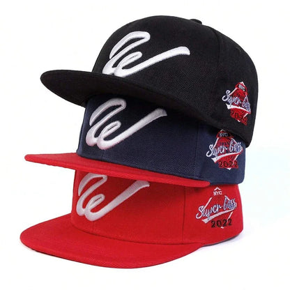 W Letter Embroidered Baseball Cap