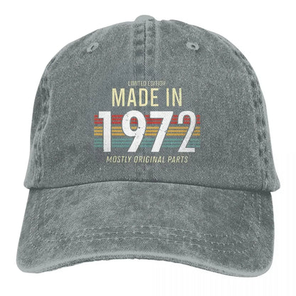 Limited Edition 1972 Vintage Baseball Cap