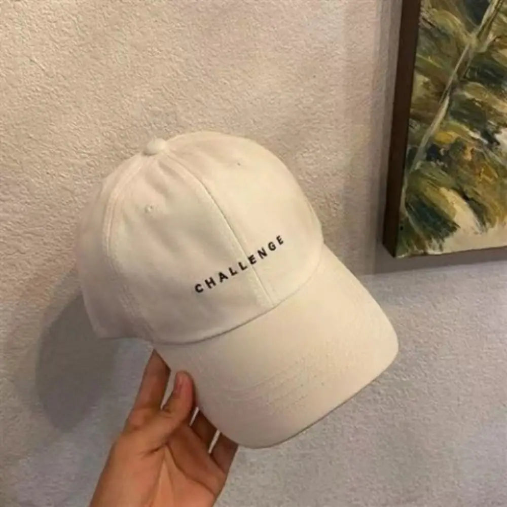 Challenge Letter Embroidery Spring Summer Baseball Cap