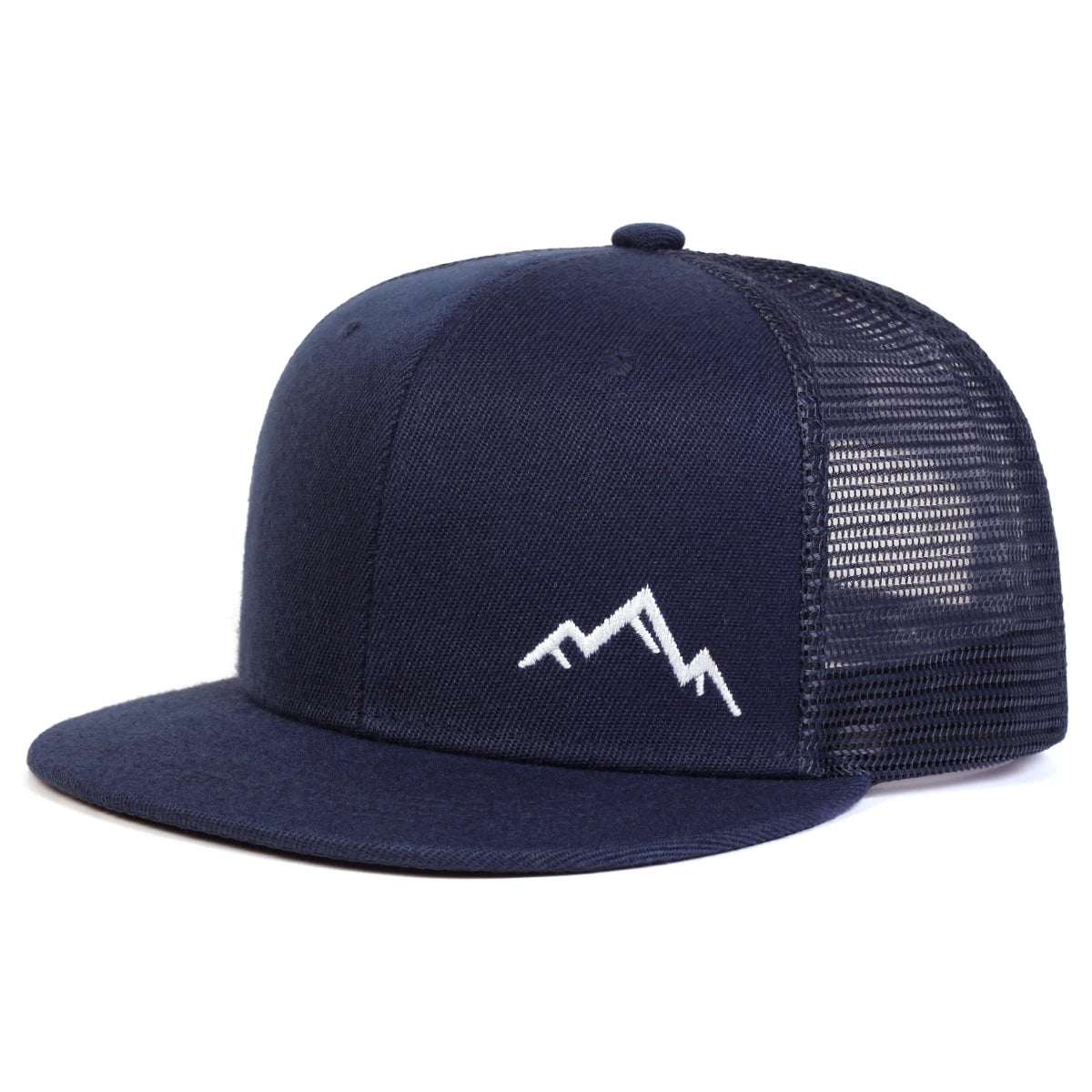 Unisex Mountain Embroidery Hip-hop Net Hats