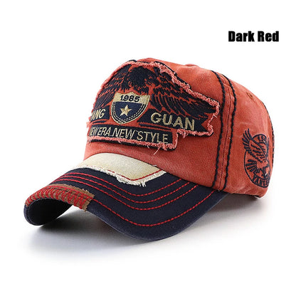 Eagle Embroidered Large Head Baseball Cap