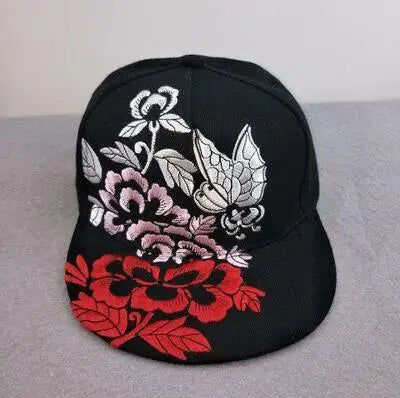 5 Panel 3D Animal Embroidery Snapback Cap