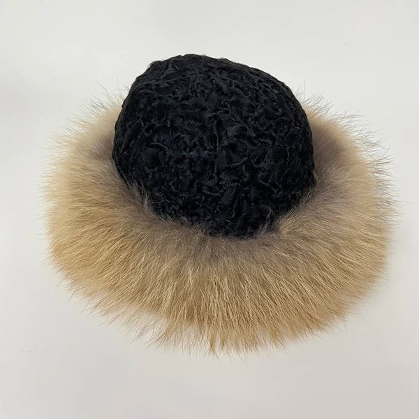 Fluffy Real Fur Winter Bucket Hat