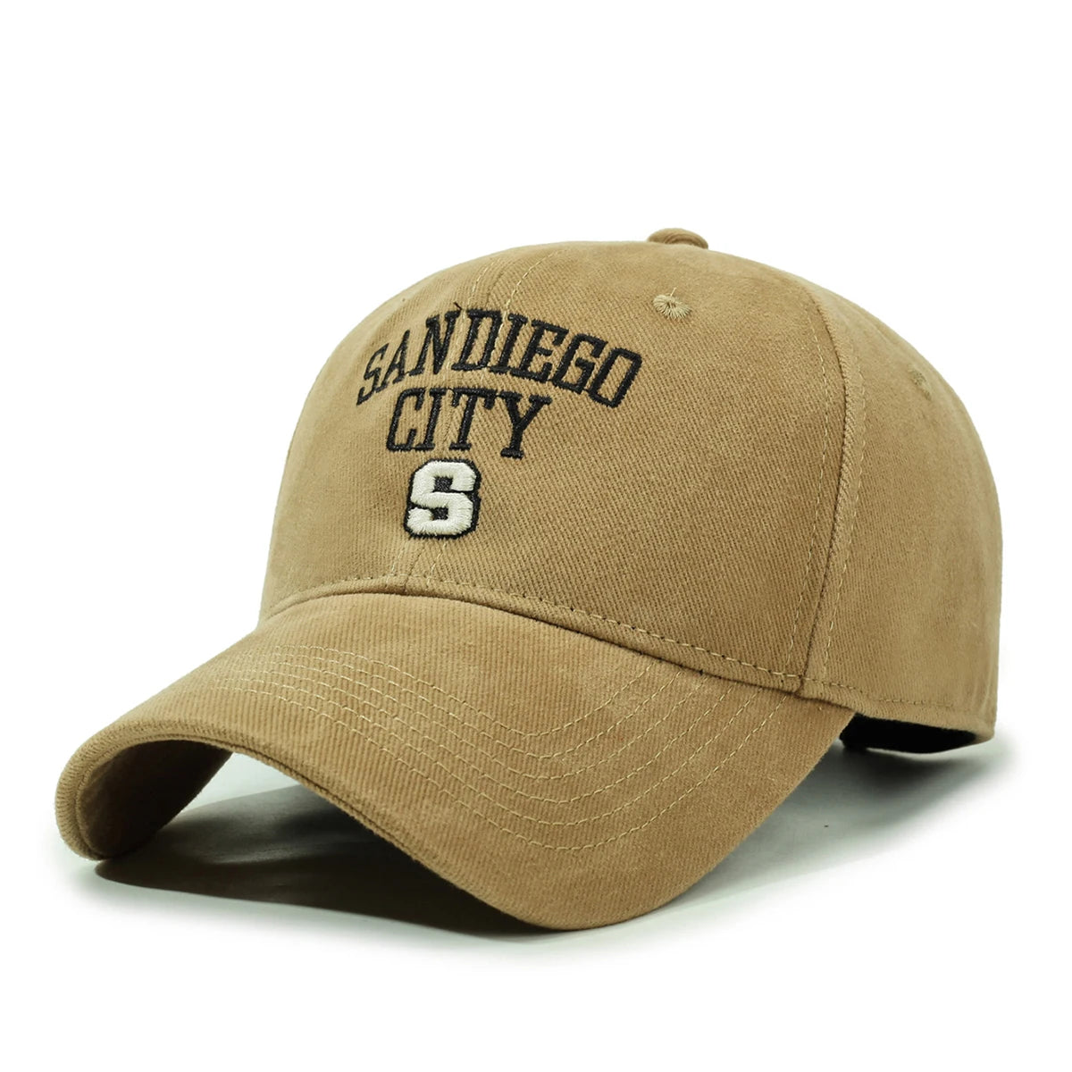 Wide Brim Face-Slimming Baseball Cap