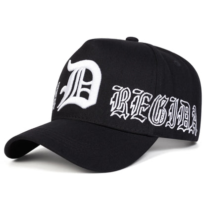 Unisex Gothic D Letter Baseball Cap