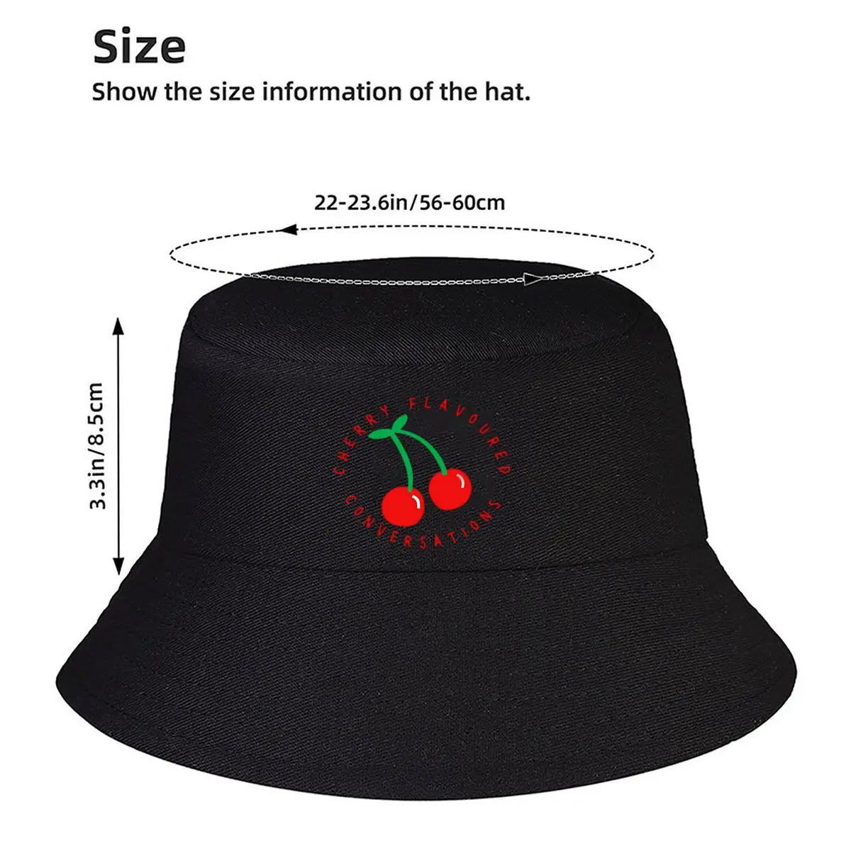 Cherry Flavoured Conversations Retro Winter Bucket Hat