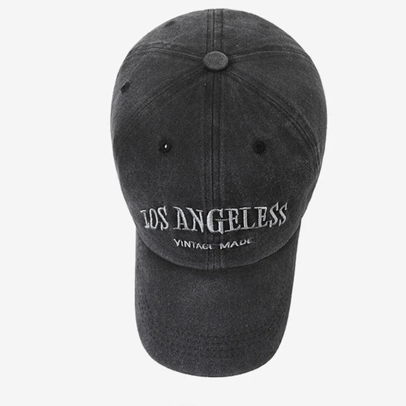 Vintage Distressed “LOS ANGELES” Embroidered Baseball Cap