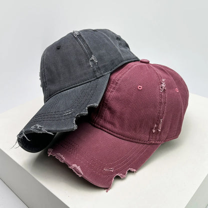 Unisex Notch Solid Baseball Cap