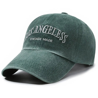 Vintage Distressed “LOS ANGELES” Embroidered Baseball Cap