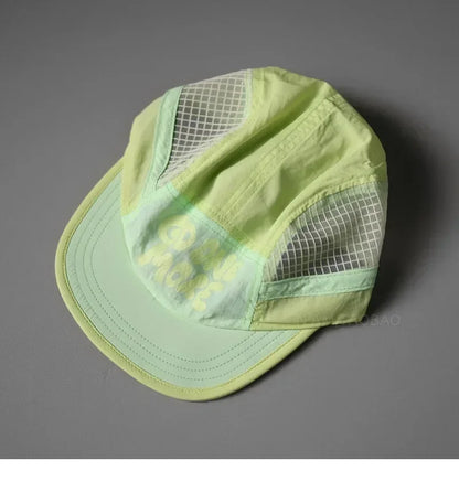 Summer Contrasting Color Quick Dry Mesh Snapback Cap