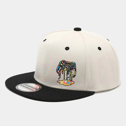 Two Color Block American Snapback Cap