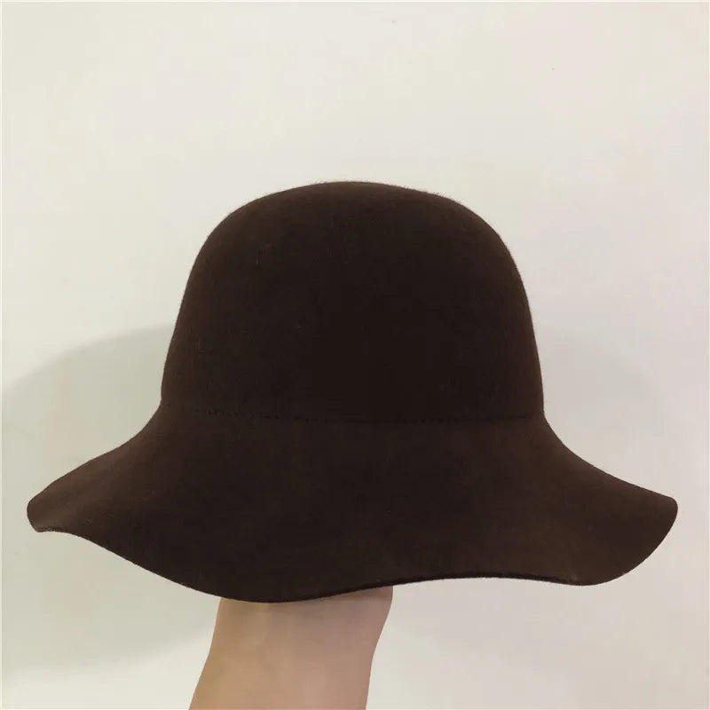 Woolen Retro Fedora Hat