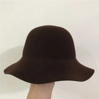 Woolen Retro Fedora Hat