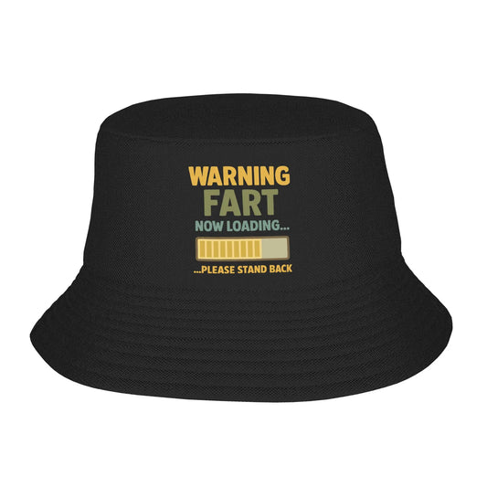 Warning Fart Now Loading Bucket Hat
