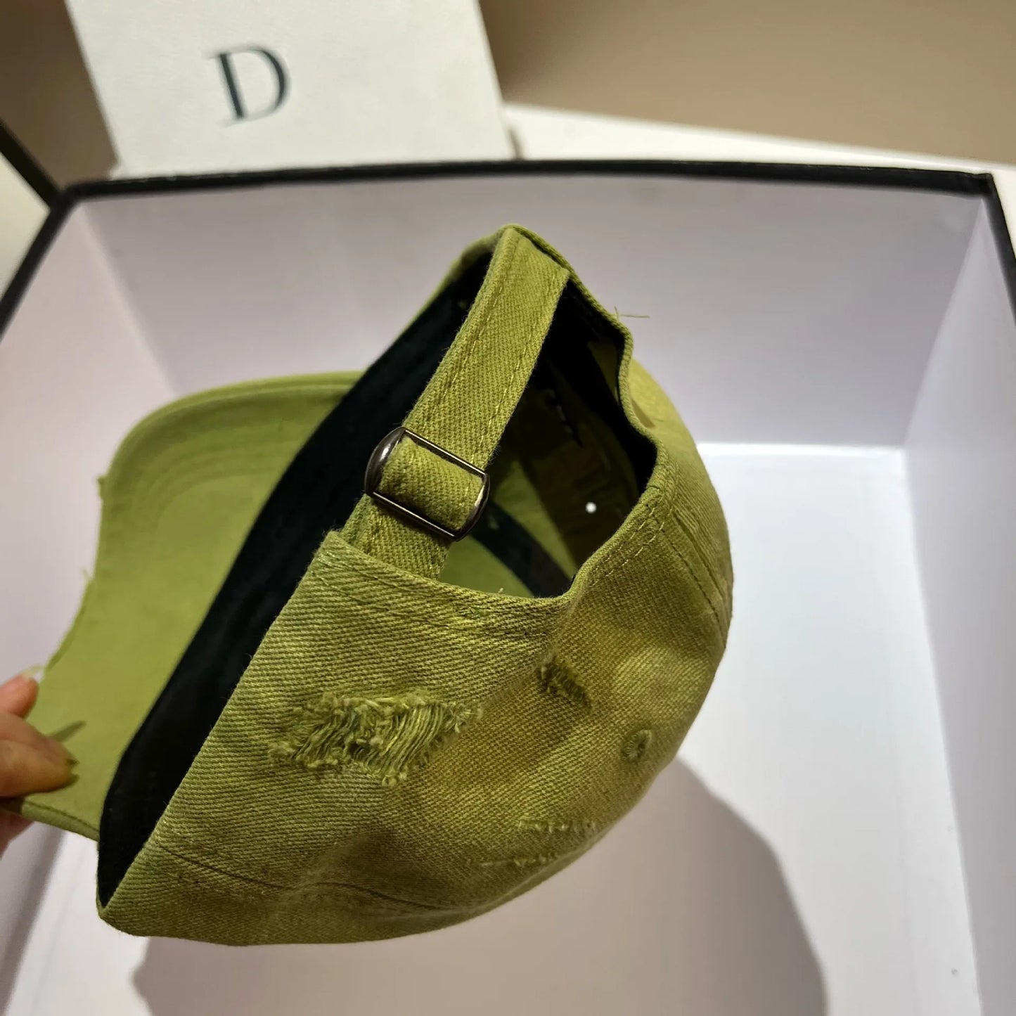 Korean Crystal 3D Letter Baseball Cap