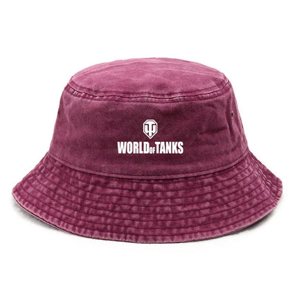 Vintage Washed Cotton Combat Style Bucket Hat