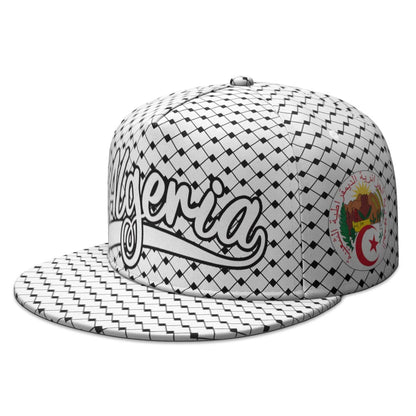 Custom Arabic DZ Flat-Brim Hip-Hop Snapback