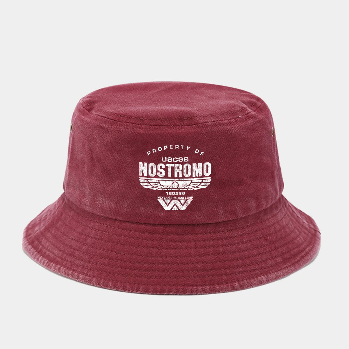 Nostromo Printed Washed Retro Sunshade Fisherman Hat