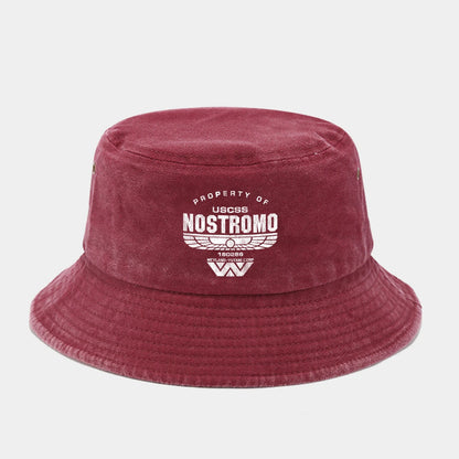 Nostromo Printed Washed Retro Sunshade Fisherman Hat