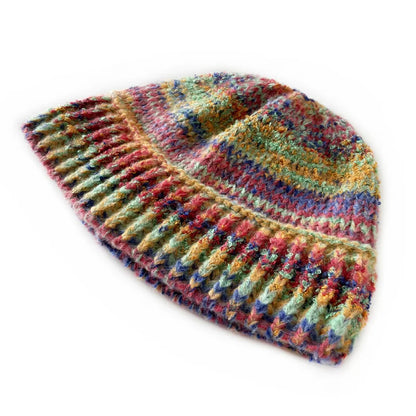 Vintage Wool Acrylic Winter Bucket Hat