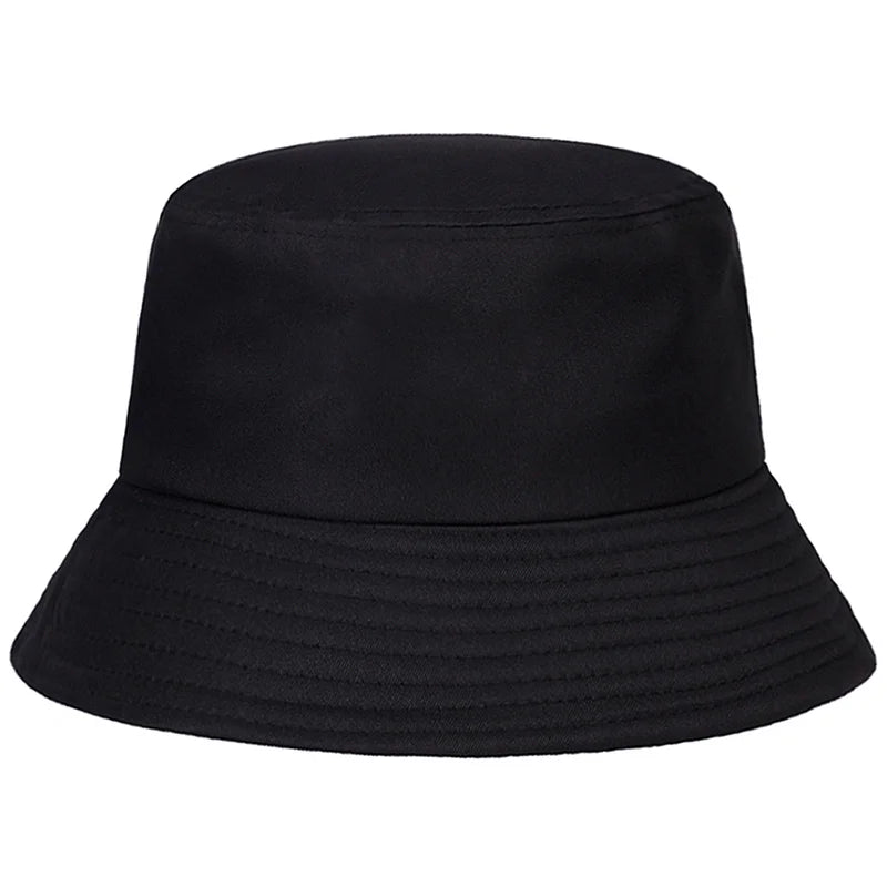 Bucket Hat Letter Embroidered Hip Hop