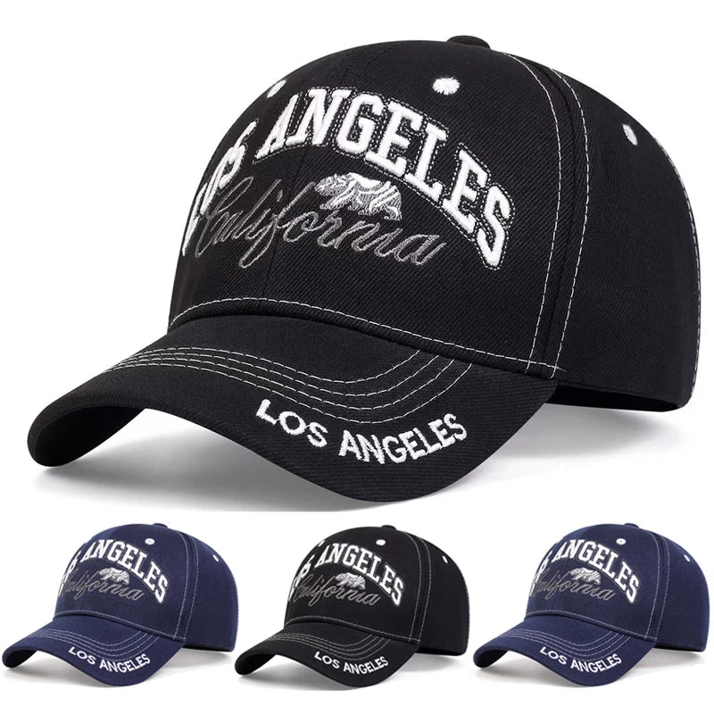 LOSANGELES Bear Embroidered Baseball Hat