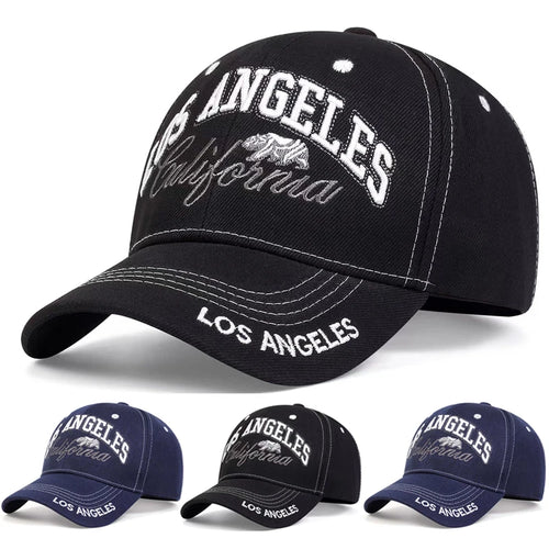 LOSANGELES Bear Embroidered Baseball Hat
