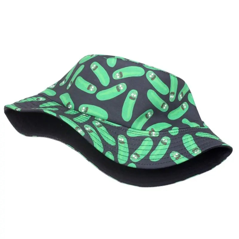 Printed Cucumber Cotton Bucket Hat