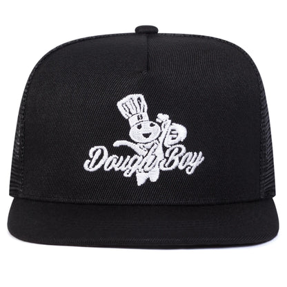 Unisex Daugh Boy Letter Embroidery Hip-hop Net Hats