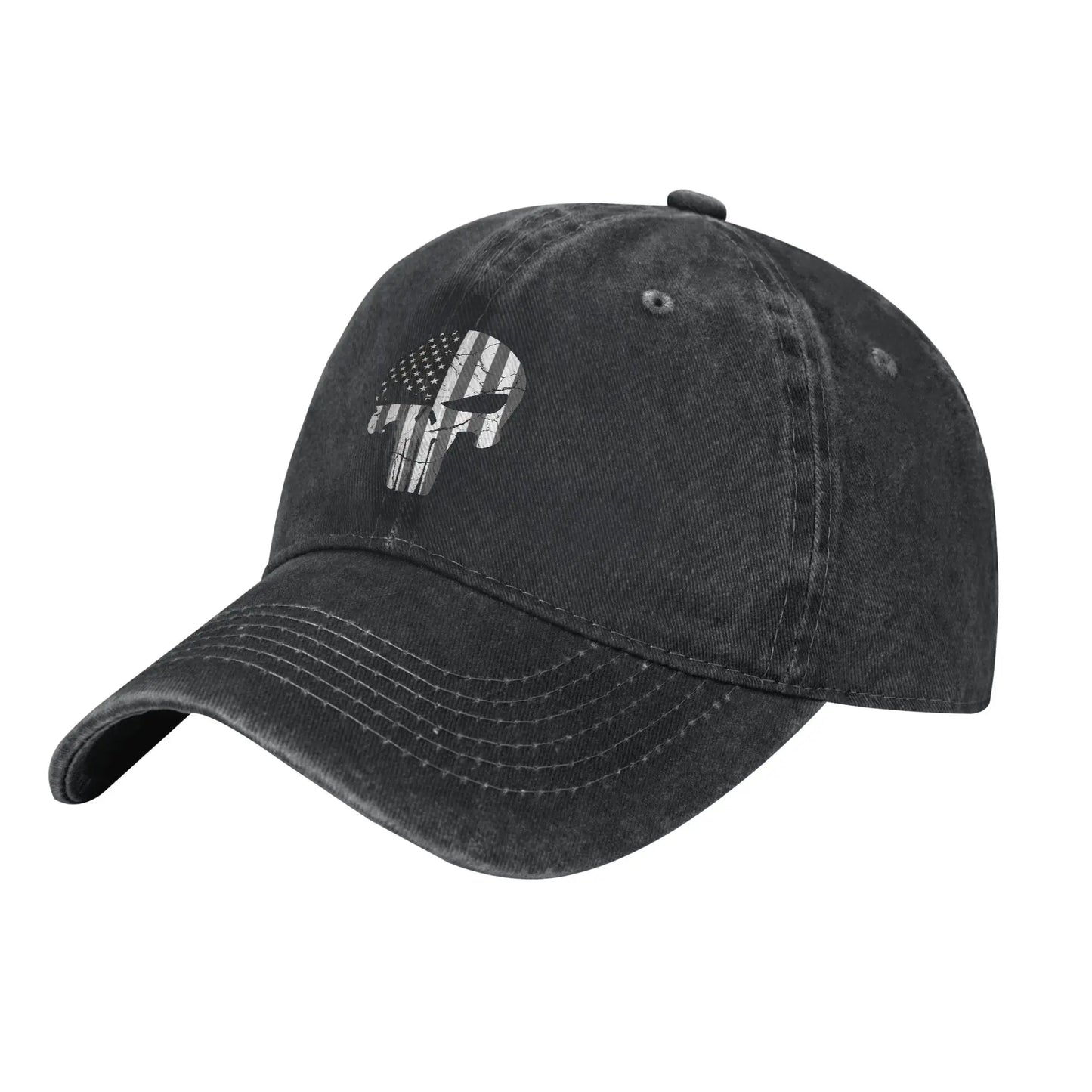 Punisher Skull Hip Hop Snapback Cap