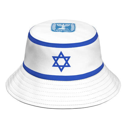 Israel Flag Custom Print Bucket Hat