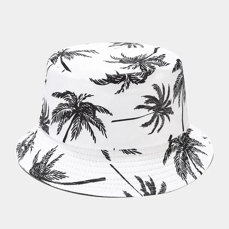 Coco Print Sun Protection Bucket Hat