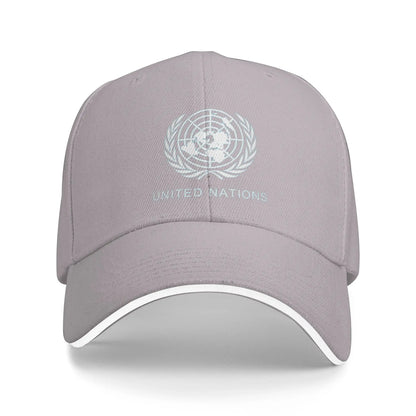 United Nations Print Y2K Sport Baseball Cap