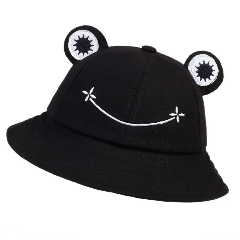 New Frog Shaped Parent Child Fisherman Hat