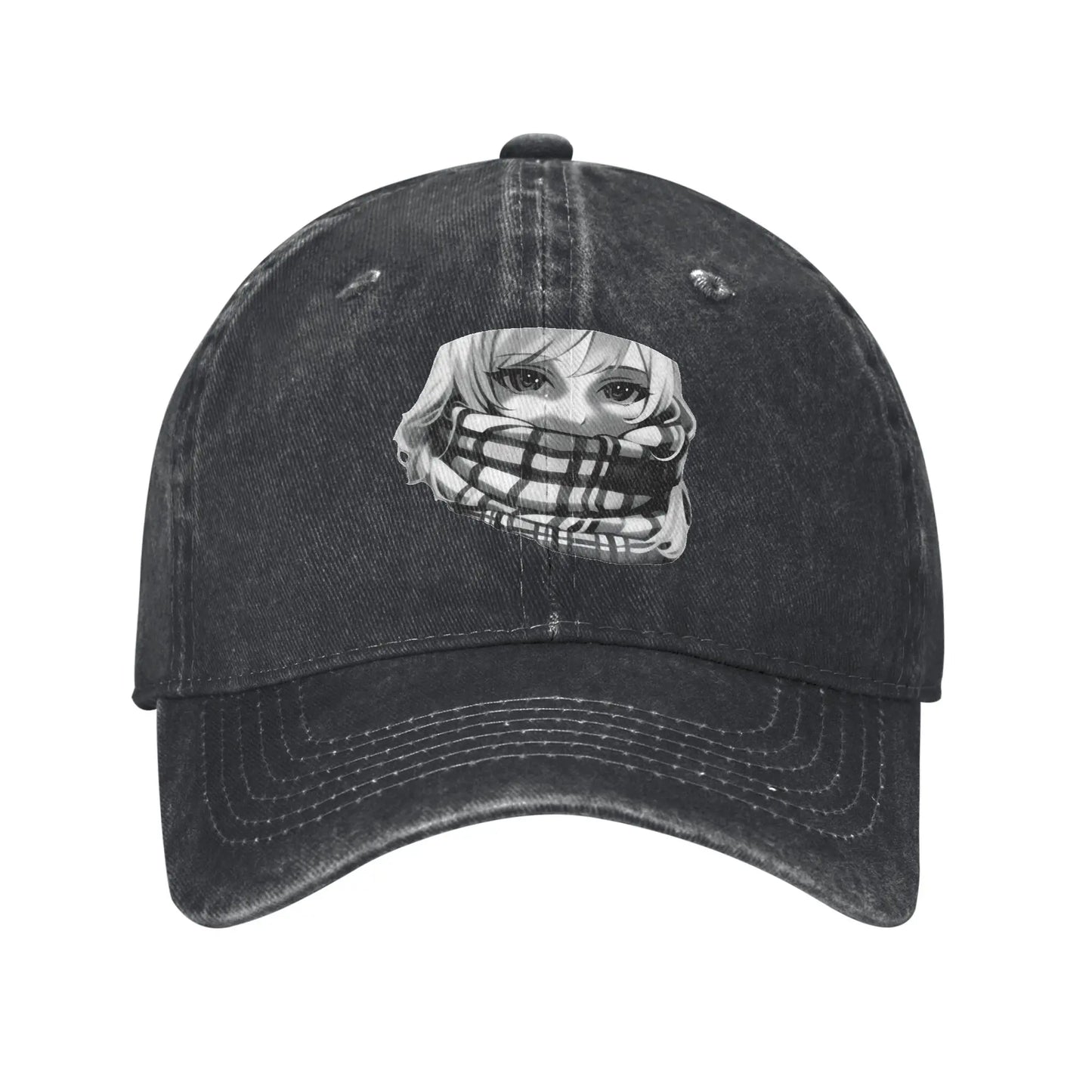 Funny Trollface Meme Washed Baseball Cap