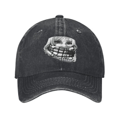 Funny Trollface Meme Washed Baseball Cap