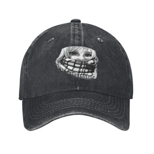 Funny Trollface Meme Washed Baseball Cap