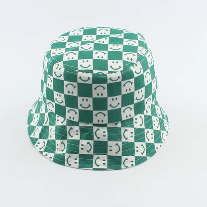 Kids Cotton Cartoon UV Sun Bucket Hat