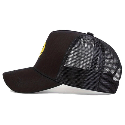 Unisex XX Smiling Face Print Baseball Net Caps