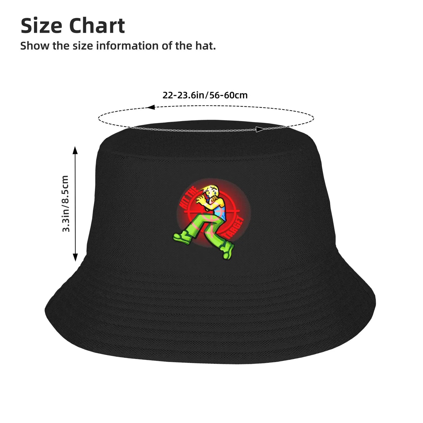 Forsaken Hit The Noob Funny Bucket Hat